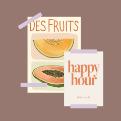 Magneetbord ROMY | 50x35cm Zwart