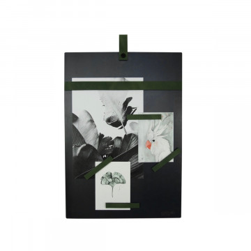 Magneetbord 50x35 Khaki